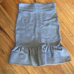 French Terry Peplum Skirt